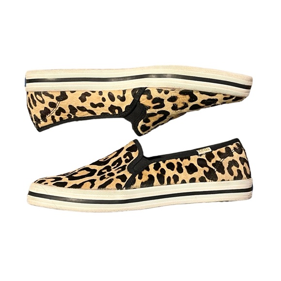Keds Women's Kate Spade Double Decker Sneaker in Leopard - Picture 6 of 11